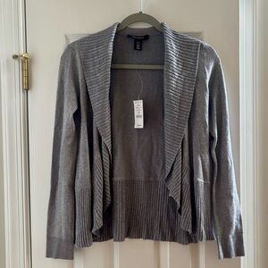 White House Black Market Elegant Gray Women's Sweater Size XS NWT